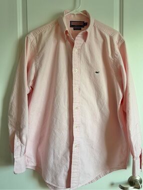 Vineyard Vines Pink Long-Sleeve Button-Down Shirt